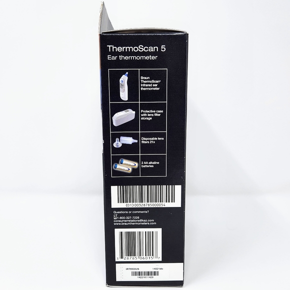 Braun ThermoScan 5 Ear Thermometer, New, Unopened, IRT 6500, Baby, Toddler - Picture 3 of 7